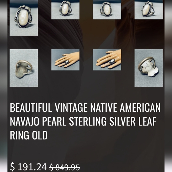 Navajo pearl ring - Picture 3 of 4